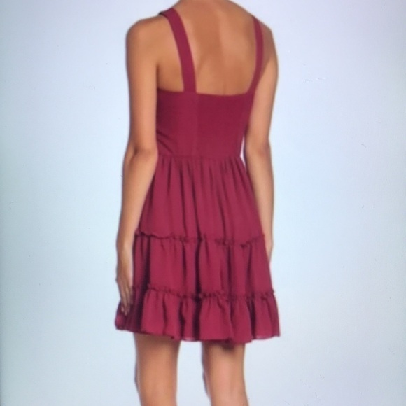 NWT Honey and Rosie Ruffled Tier Mini Dress Size Medium - Picture 2 of 14